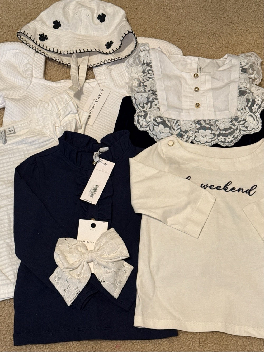 Janie and Jack Girls 2T Bundle